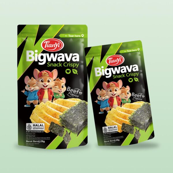 Bigwava Snack Crispy - Rumput Laut